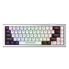 Teclado mecânico Astralforce-2 1200g layout TKL completo vista superior | HAVIT