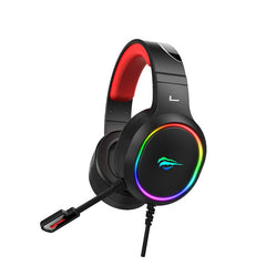 Auriculares gaming con controlador de 50 mm, diseño over-ear y diadema ajustable | HAVIT