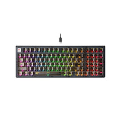 Teclado gaming KB875L KB875L con diseño TKL completo, vista superior | HAVIT