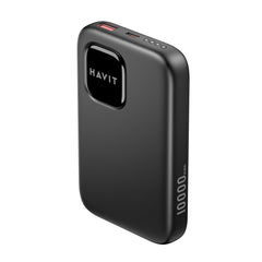 Pin sạc dự phòng PB30 20000mAh vỏ nhôm compact nhìn chính diện | HAVIT