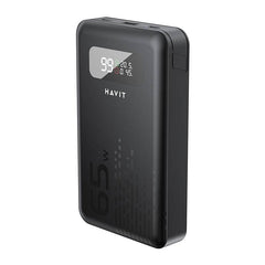 PB5212 Powerbank 20000mAh kompaktes Aluminium Frontansicht | HAVIT