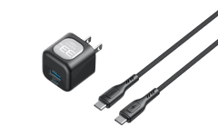 Cargador GaN UC233 60W cuerpo compacto vista frontal | HAVIT
