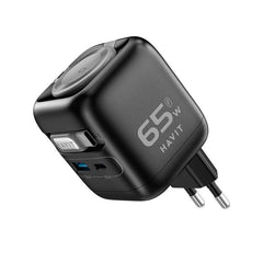 UC253 cargador GaN 65W cuerpo compacto vista frontal | HAVIT