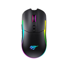 Ratón gaming MS1020WB vista superior con sensor óptico de precisión 64000DPI | HAVIT