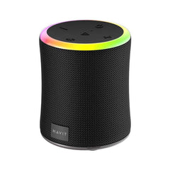 SK832BT wireless speaker 1800mAh 360° passive radiator front view | HAVIT
