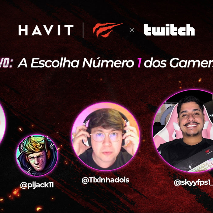 Brazil's Twitch Streamer’s Top Pick this October! HAVIT FUXI-H3 Quad-Mode Headphones—Unbeatable on the Battlefield!