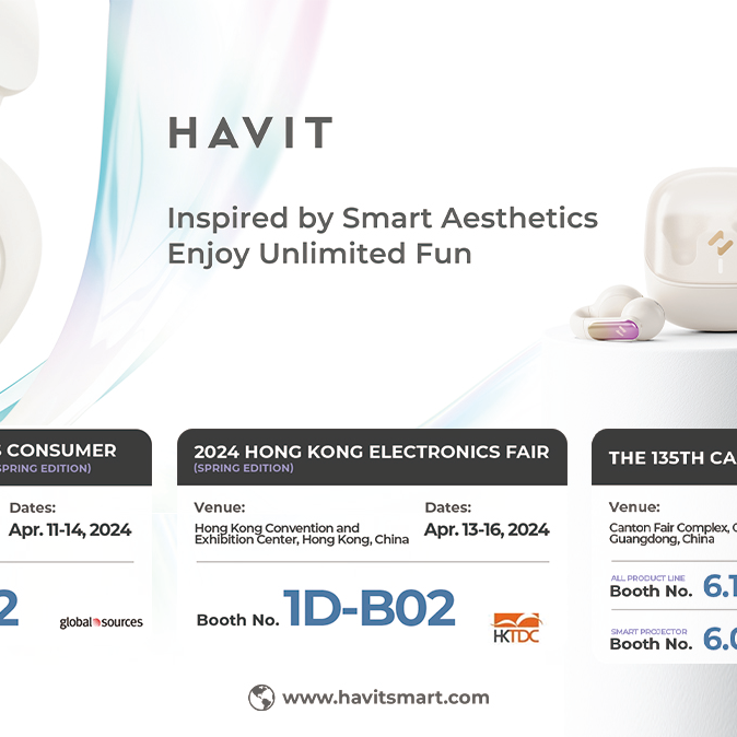 HAVIT's Innovative  Audio Products Shine at International Electronics Trade Shows