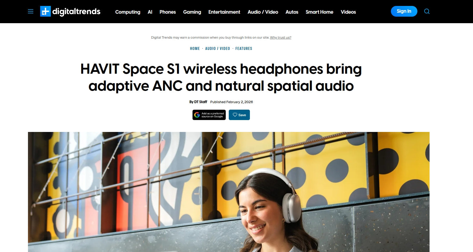 HAVIT SPACE S1 Gets Noticed: Digital Trends Coverage Highlights Innovation and Sound