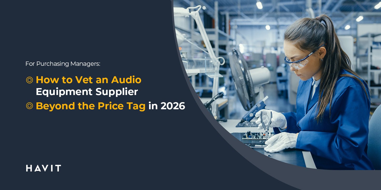For Purchasing Managers: How to Vet an Audio Equipment Supplier Beyond the Price Tag in 2026
