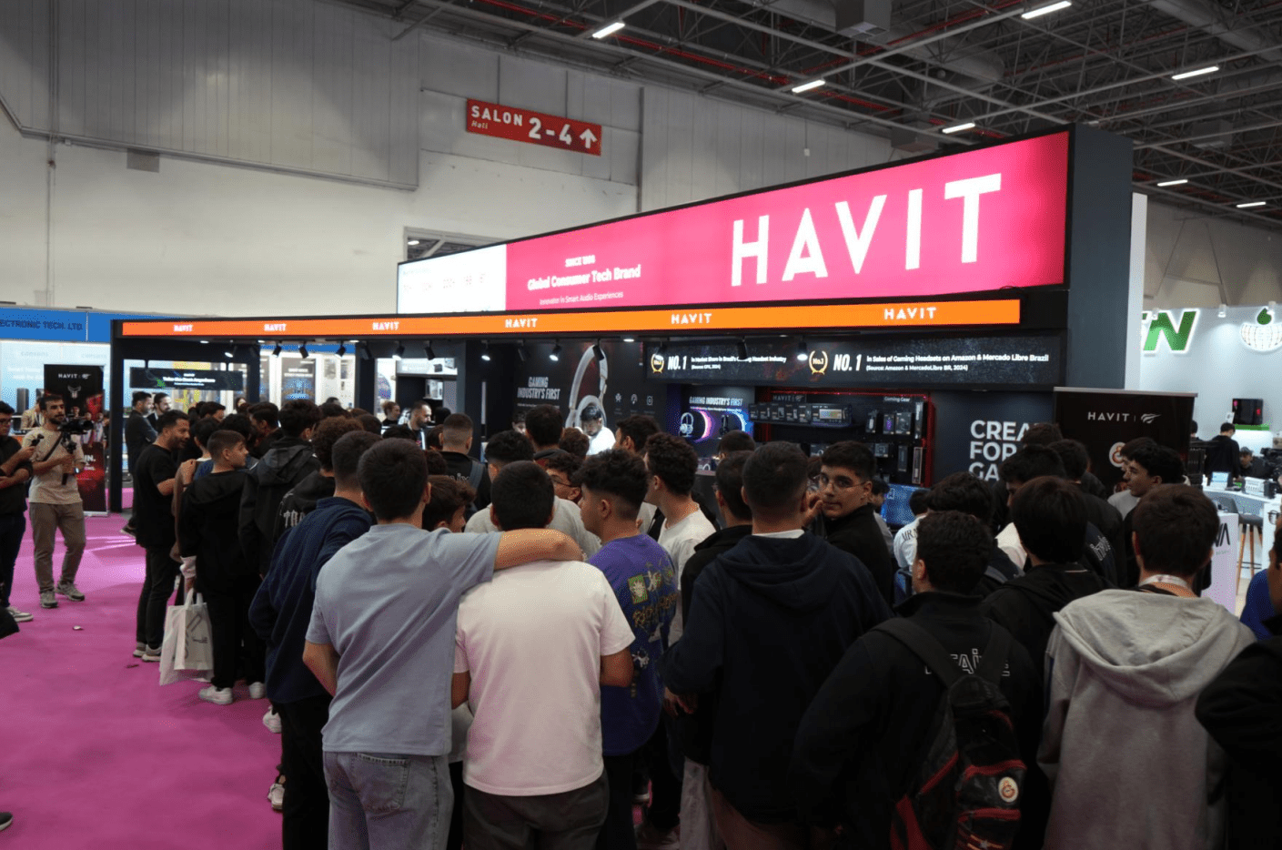 HAVIT na MOBISAD IMEX 2025 – Parceria com as principais equipes de eSports da Turquia para iniciar uma nova era nos games