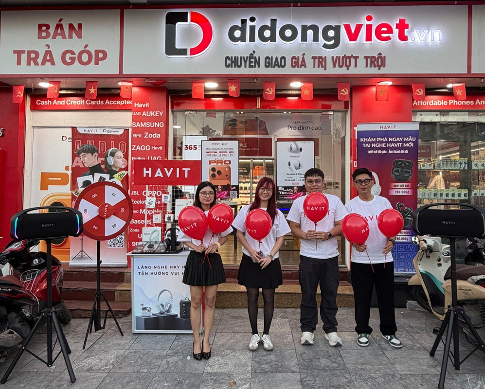 HAVIT Kicks Off Experiential Roadshow in Vietnam with Di Động Việt and Hoàng Hà Mobile
