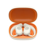Open-ear wireless earbuds HAVIT OWSFIT 1 model OWS914 in orange and white charging case