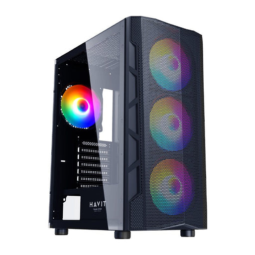 CF928 Gaming Chassis with RGB lighting and mesh front panel.