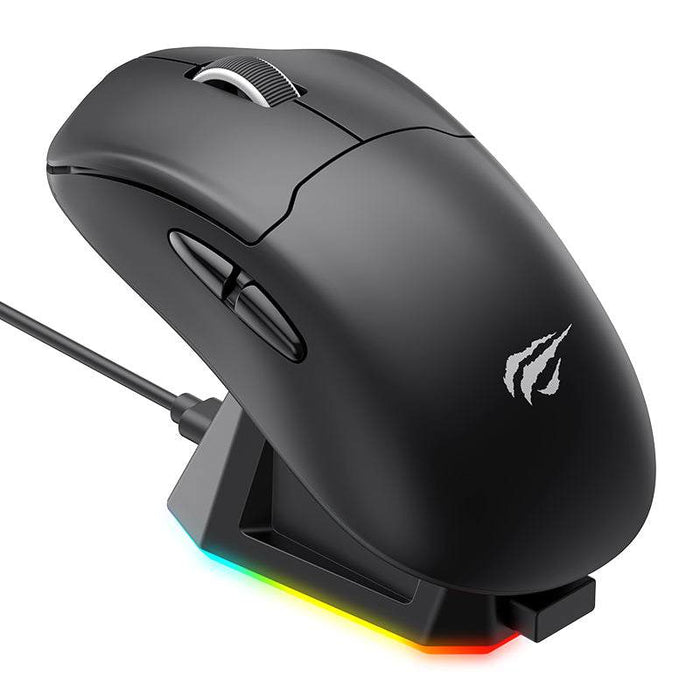 MS979WB Tri-Mode Gaming Mouse with RGB Charging Dock