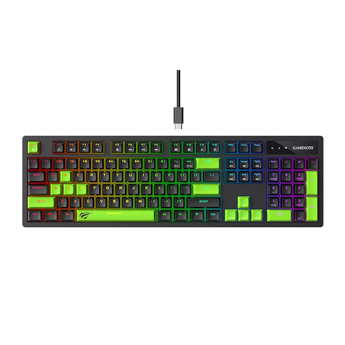 KB893L Caming Mechanical Keyboard with RGB lighting