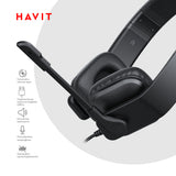 HAVIT USB Wired Headphone H230d