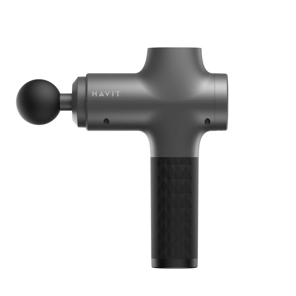 HAVIT Massage Gun MG1503 handheld deep tissue muscle massager in black and gray