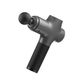 HAVIT Massage Gun MG1503 with ergonomic handle and round massage head in black and gray design