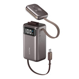 HAVIT Batería externa de 10000mAh con cable USB-C, cargador para reloj y pantalla PB36