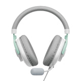 HAVIT 3.5mm gaming headphone H2230E with gray cushioned ear pads and adjustable microphone