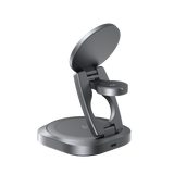 HAVIT 3-in-1 Foldable Wireless Charging Station with Rotating Base W3111