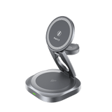 HAVIT 3-in-1 Foldable Wireless Charging Station with Rotating Base W3111