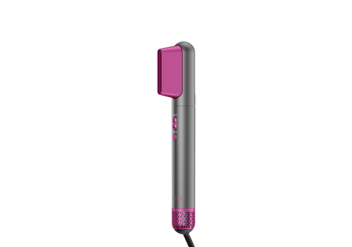 HAVIT 6 in 1 high speed hair dryer HD8118 in gray and pink with a unique ergonomic design
