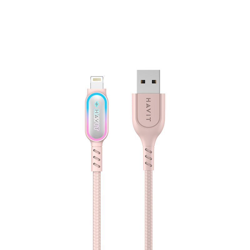 【ピンク ブルー】vivision USB CABLE STRAP ケーブル CB6261 — Fast iPhone Charging Cable | HAVIT — HAVIT Business