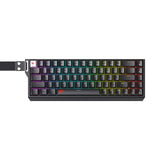 HAVIT Contour RGB backlit compact mechanical keyboard KB922L with rainbow lighting