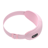 Pink HAVIT Eye Massager EM1601 with adjustable strap and control buttons for eye relaxation