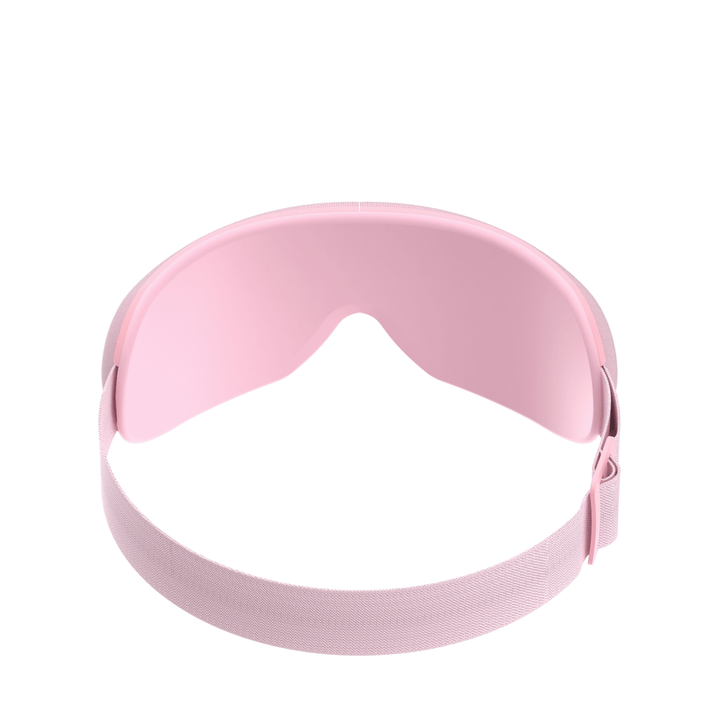 HAVIT Eye Massager EM1601 in pink with adjustable strap and ergonomic design