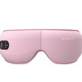 HAVIT Eye Massager EM1601 in pink with control panel and mesh texture design