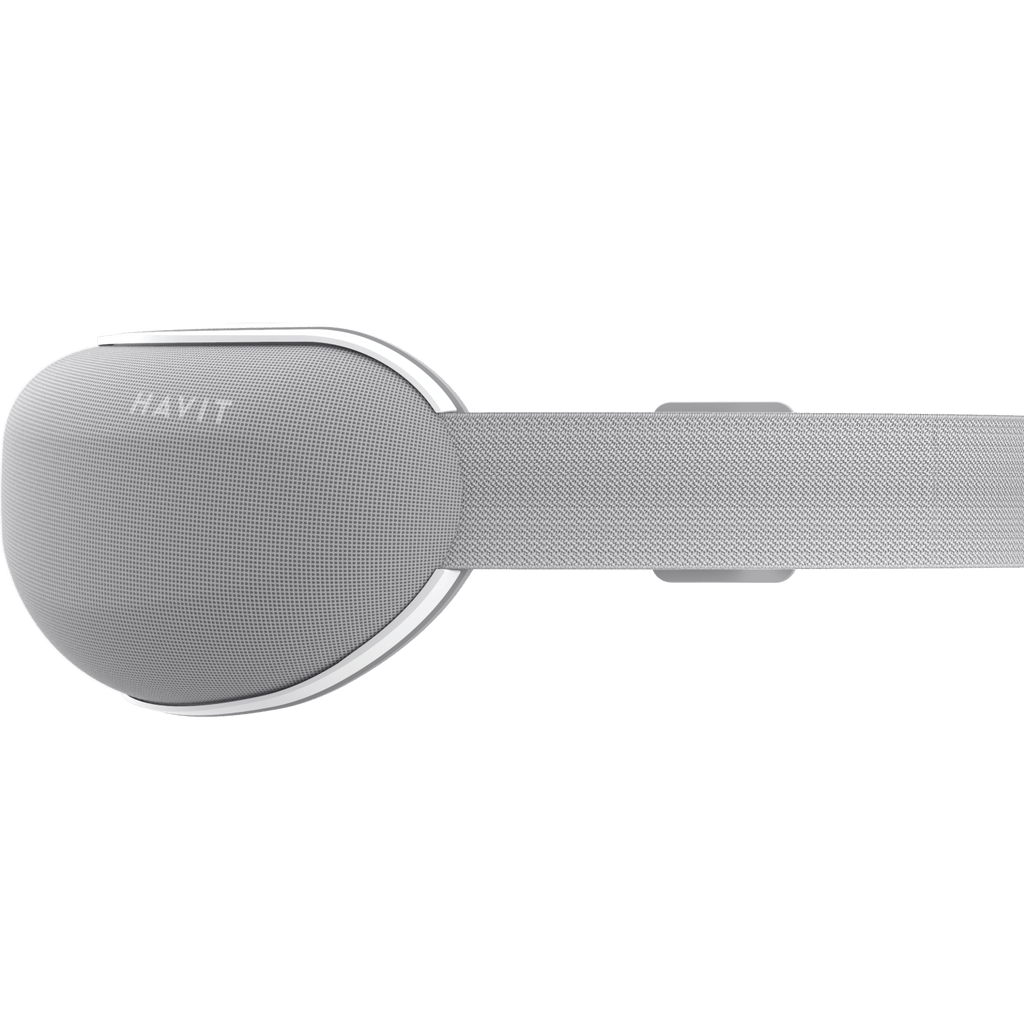 HAVIT Eye Massager EM1601 in gray with adjustable strap for eye relaxation and massage
