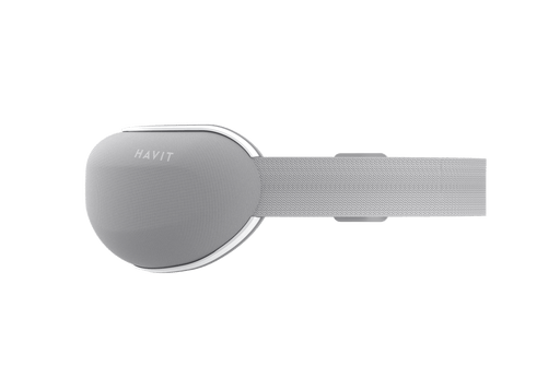 HAVIT Eye Massager EM1601 in gray with adjustable strap for eye relaxation and massage