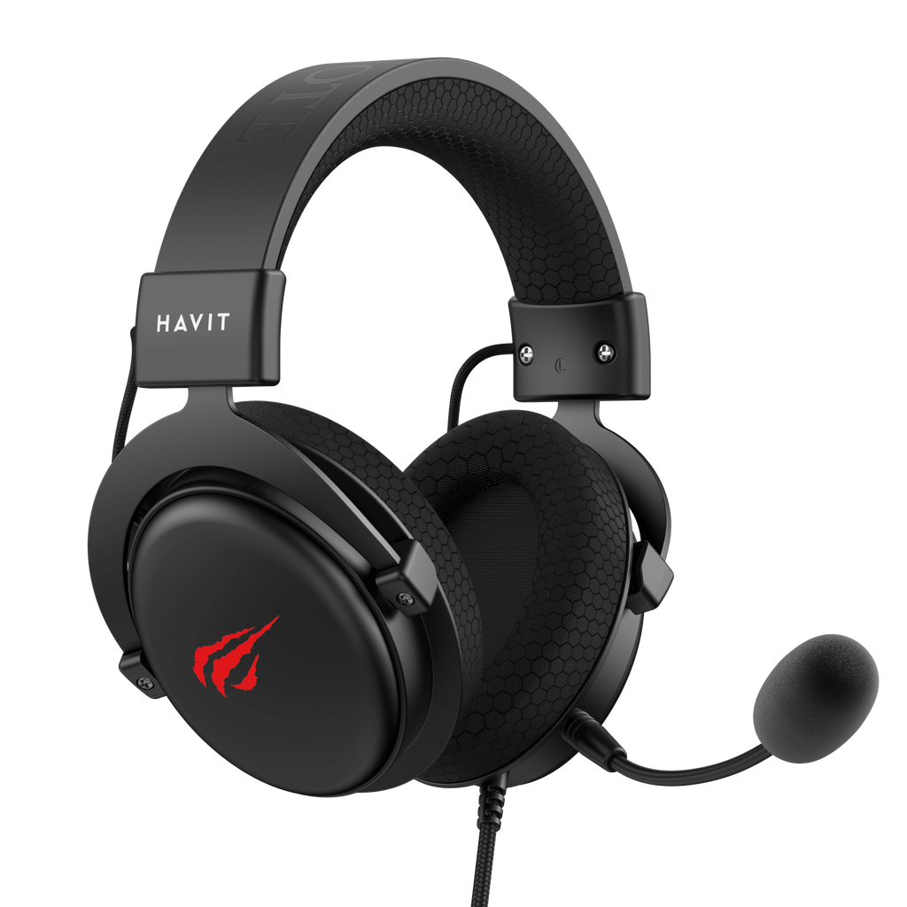 HAVIT Gaming Headphone with Fabric Earmuff H2015d Black