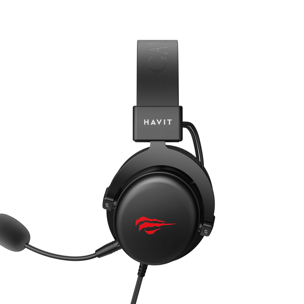 HAVIT Gaming Headphone with Fabric Earmuff H2015d Black