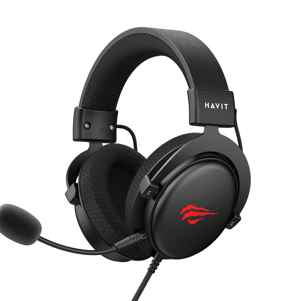 HAVIT Gaming Headphone with Fabric Earmuff H2015d Black