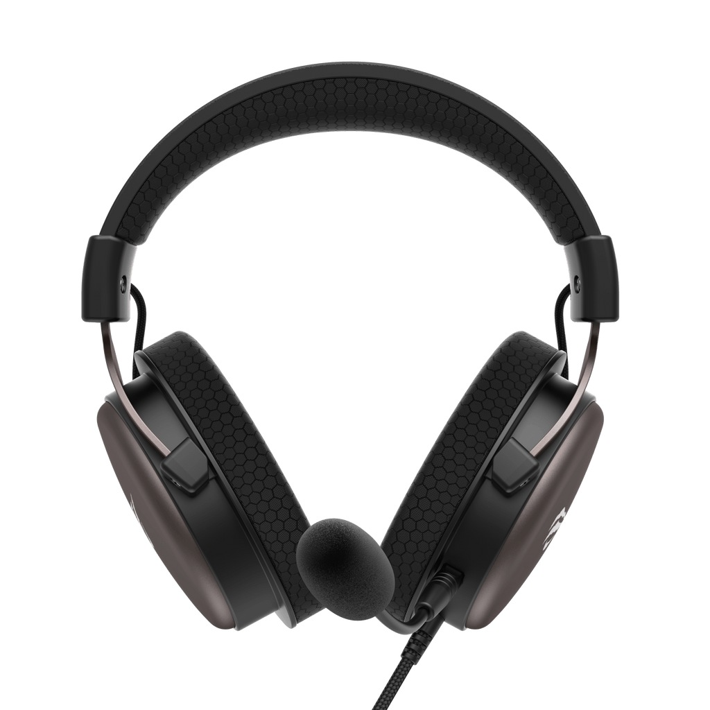 HAVIT Gaming Headphone with Fabric Earmuff H2015d Black+Orche
