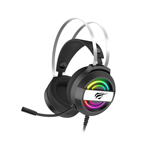 GAMENOTE H2026d Gaming Headphones 2026 with RGB lighting and microphone.