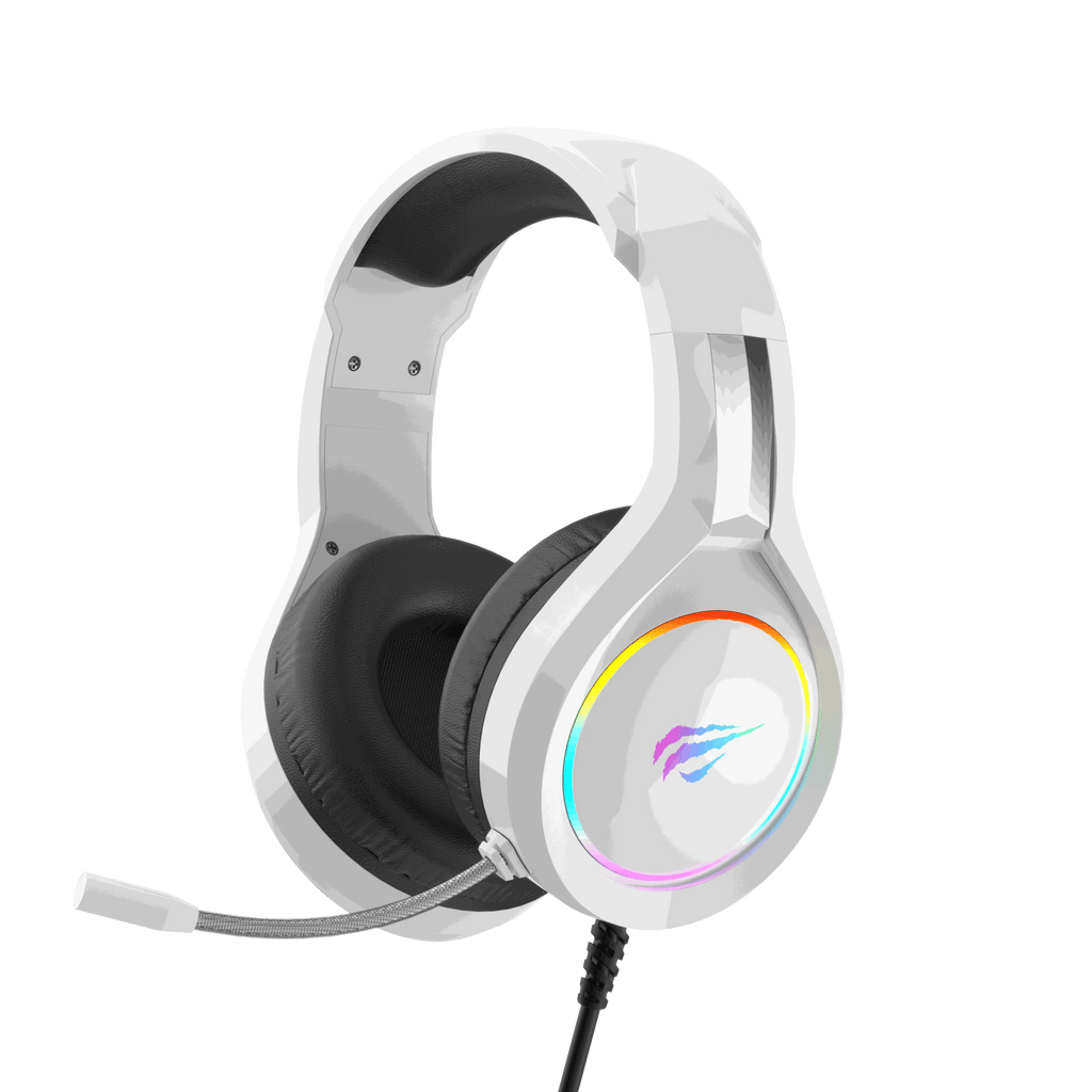 HV-H2232d Gaming Headphone with RGB lighting and microphone.