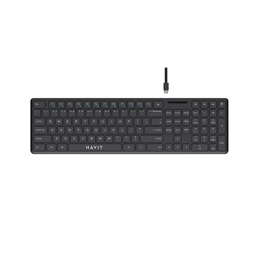 HAVIT GAMENOTE KB462L Elegant Keyboard with sleek design