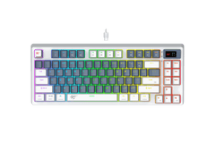 HAVIT KB884L — игровая клавиатура: полноразмерная TKL-раскладка, вид сверху