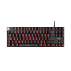 KB10L teclado gaming KB10L diseño TKL completo vista superior | HAVIT