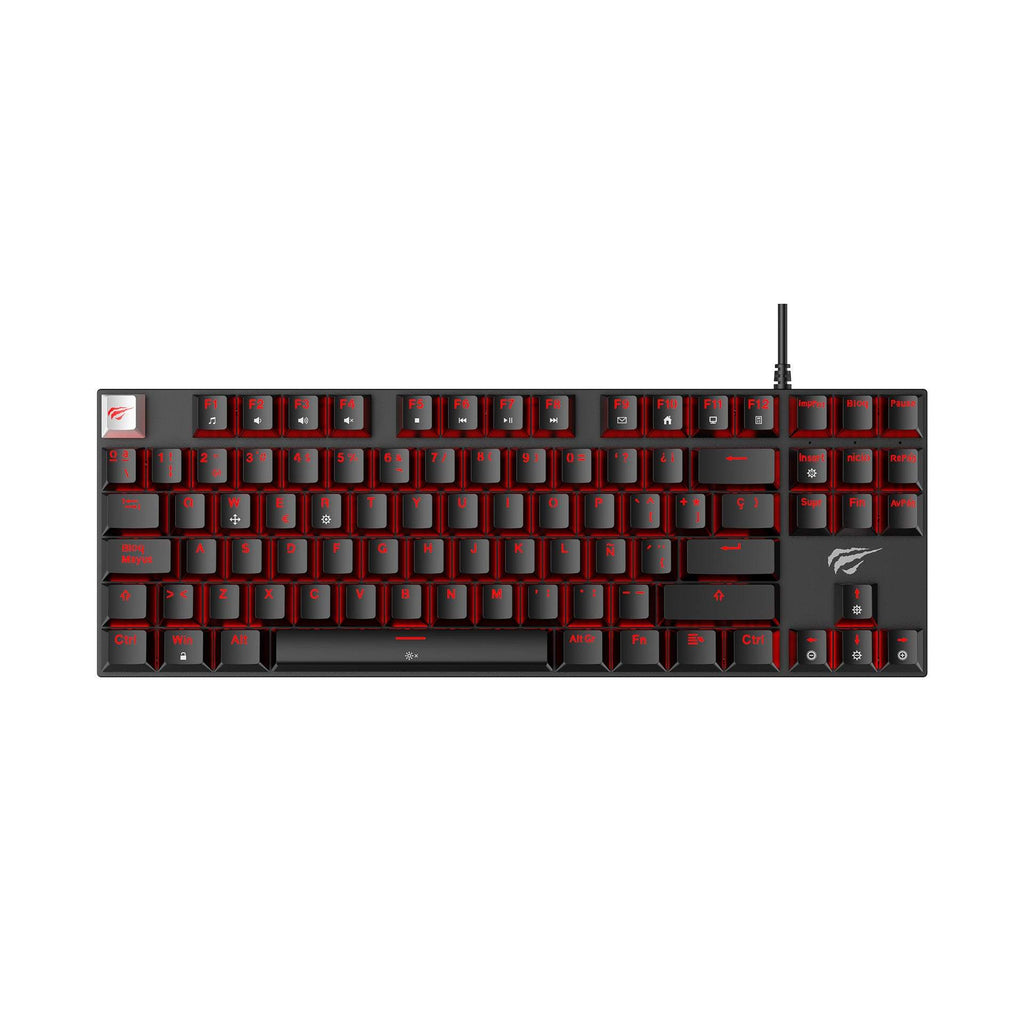 KB10L gaming keyboard KB10L full TKL layout top-down view | HAVIT