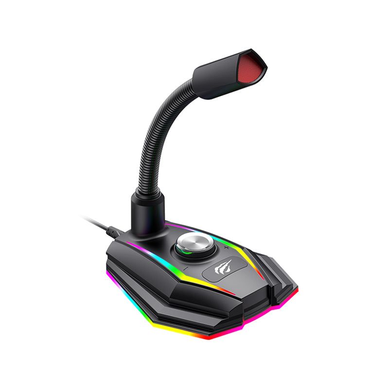 Micrófono Gaming Newskill Agni RGB - Cardioide, Con Trípode, Iluminación RGB, Mute Rápido, Ideal Para Stream Y Podcast