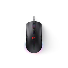 MS1031 ratón gaming 7200DPI sensor óptico de precisión vista superior | HAVIT