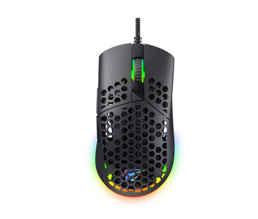 HAVIT Gaming Mouse MS1036 RGB backlit with programmable buttons and honeycomb design