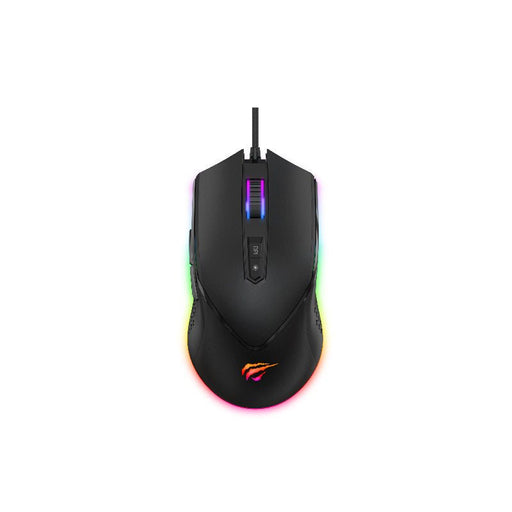 HAVIT Gamenote MS814 Gaming Mouse with RGB lighting.