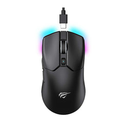 MS974WB Gaming-Maus 12000DPI optischer Präzisionssensor Draufsicht | HAVIT