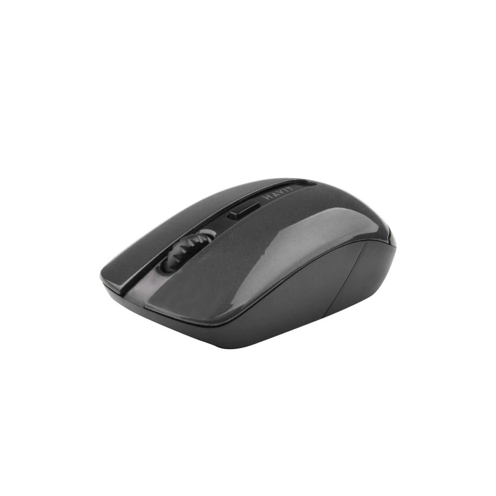 Havit hv-ms989gt | brezžična optična miška | 2. 4 ghz usb sprejemnik | 800–1600 dpi | črna miška 3 Havit hv-ms989gt brezžična optična miška črna ergonomski profil